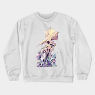 Triceratops Crystals Crewneck Sweatshirt